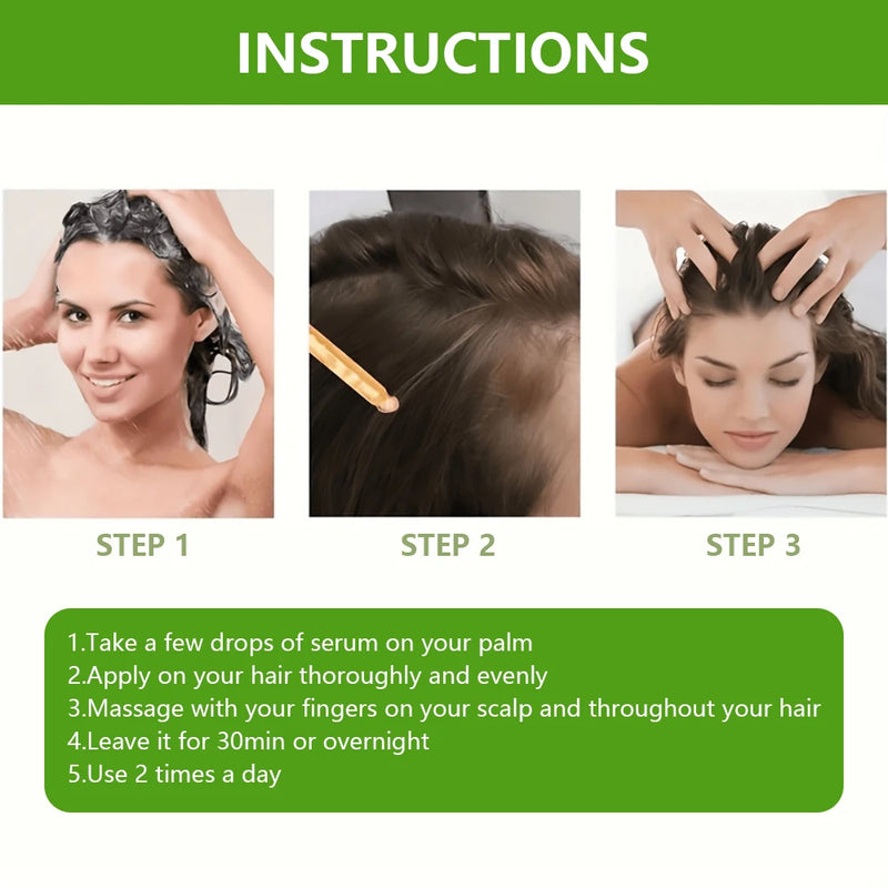 Huile de croissance des cheveux au romarin et à la menthe, prévient la sécheresse des cheveux, hydratante, douce, nourrissante, organique doux et brillant, huile de soin pour cheveux